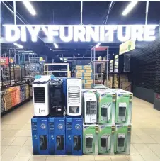  ?? ?? The DIY furniture section.