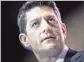  ?? B. Smialowski
AFP/Getty Images ?? REP. PAUL RYAN has said he won’t accept conditions on becoming speaker of the House.