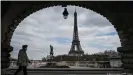  ??  ?? One of the world's most recognizab­le landmarks, the Eiffel Tower, remains closed for the time being