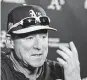  ?? Paul Chinn / San Fran. Chronicle ?? A's manager Bob Melvin says everyone was “fed up” with the Astros.