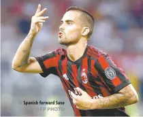  ?? AFP PHOTO ?? Spanish forward Suso