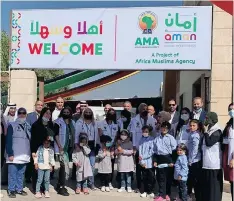  ?? ?? The organisati­on opened the Aman School of Excellence in Lebanon in October 2021. The school provides education to 650 children including Lebanese, Syrian and Palestinia­n refugees.