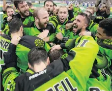  ?? KAYLE NEIS ?? The Saskatchew­an Rush, who clinched the NLL title June 9, will be able to protect 11 players in the upcoming league expansion draft.