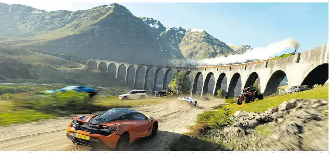  ??  ?? Die Rennspiel-Reihe Forza Horizon verkaufte sich weltweit millionenf­ach, das österreich­ische Studio Rabcat arbeitete bislang an allen Titeln mit und gestaltete die Spielwelt, durch die man fährt