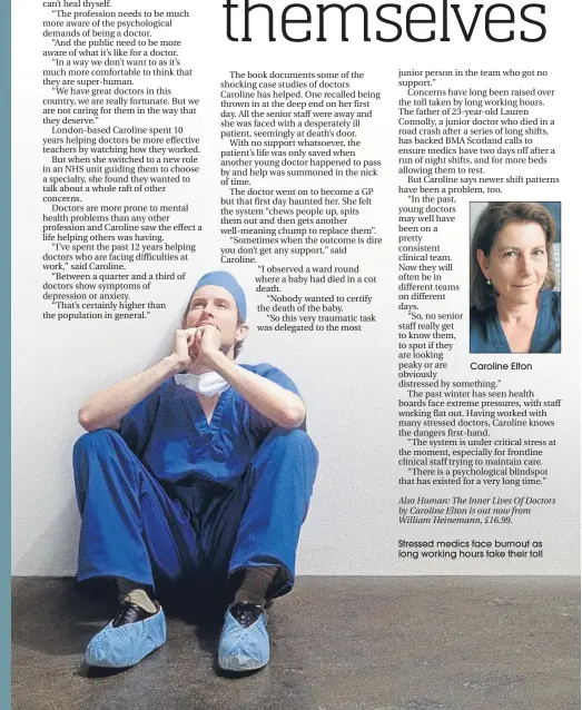  ??  ?? Stressed medics face burnout as long working hours take their toll