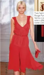  ??  ?? Yves Saint Laurent Rouge Pur Couture Vernis à Lèvres ruž za usne s efektom laka za nokte (260 kn, Müller)