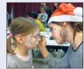  ??  ?? Des ateliers de maquillage seront proposés aux enfants sur les places Martel-Esprit et Perrin.