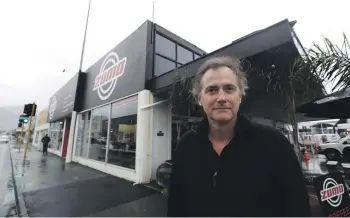  ?? MARTIN DE RUYTER/NELSON MAIL ?? Zumo owner Allen Chambers outside his Nelson cafe in 2021.