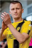  ?? ?? Tom Hamer made 45 appearance­s for Burton Albion last season, Conor Shaughness­y (below) 35.