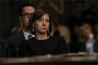  ?? The New York Times/ERIN SCHAFF ?? Ashley Estes Kavanaugh, wife of Brett Kavanaugh, watches as he testifies Thursday. Through tears, Brett Kavanaugh told of how during a family prayer his daughter said they should pray for his accuser.