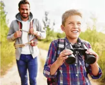  ?? Shuttersto­ck ?? Get to know your child better with the Walk and Talk program, which provides 26 topics to start a conversati­on that should last just about as long as it takes to walk a mile.