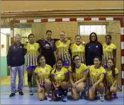  ?? (Photo S.I.) ?? L’équipe senior féminine du Handball Club de Beausoleil a remporté la victoire.