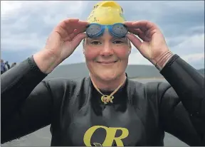  ??  ?? Extreme long-distance endurance swimmer Nuala Moore from Dingle