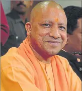  ?? DEEPAK GUPTA/HT PHOTO ?? ▪ Chief Minister Yogi Adityanath at a press conference in Lucknow on Sunday.