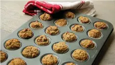  ?? Associated Press ?? Banana Oat Morning Mini-Muffins are great for breakfast.