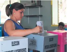  ??  ?? ELECCIÓN. Los votantes del litoral podrán elegir a los nuevos candidatos independie­ntes.