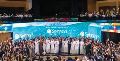  ?? ?? Spinneys debuts on the Dubai Financial Market after a successful IPO.