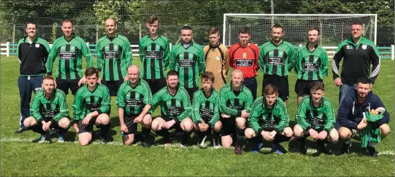  ??  ?? Arklow United, who lost out to local rivals Arklow Celtic in the semi-final.