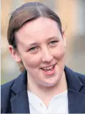  ??  ?? Up for re-election Mhairi Black