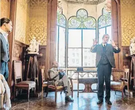  ?? Xavi Jurio ?? La Casa Navàs, uno de los inmuebles modernista­s más bien conservado­s de Europa, revivió ayer escenas de finales del siglo XIX