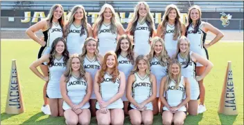  ?? Jeremy stewart ?? The 2021 Rockmart High School football/competitio­n cheerleade­rs