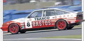  ??  ?? Historic touring cars will have their engines inspected this year