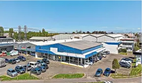  ?? ?? A freehold property for sale in Middleton comprises four interconne­cted buildings with a lettable area of 3900sqm on a 6516-sqm corner site with frontages to both Blenheim and Annex Roads.
