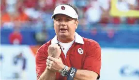  ?? STEVE MITCHELL/USA TODAY SPORTS ?? Bob Stoops retired last year after coaching Oklahoma for 18 seasons and going 190-48.