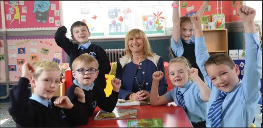  ??  ?? St Roch’s Primary head teacher Mary McNulty has being honoured with an MBE for her services to education