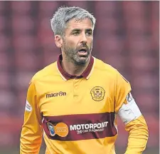  ??  ?? Motherwell captain Keith Lasley.