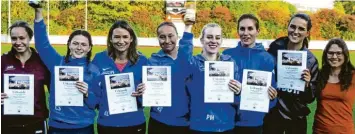  ?? Foto: Jochen Gnann ?? Das siegreiche Frauen-team des LAZ Kreis Günzburg.