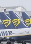  ??  ?? 0 Lockdowns saw 99% of Ryanair fleet grounded