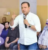  ?? F.E. ?? Abel Martínez, candidato a la presidenci­al por el PLD.