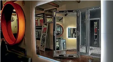  ??  ?? Mirrors of all styles are available ready to go at Eco Frame and Mirror’s Colombo St showroom.