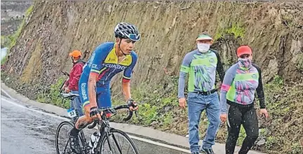  ?? CORTESÍA ?? Tricolor. Benjamín Quinteros tuvo una destacada actuación en la edición 37 de la Vuelta al Ecuador y da pasos sólidos hacia la élite del ciclismo mundial.