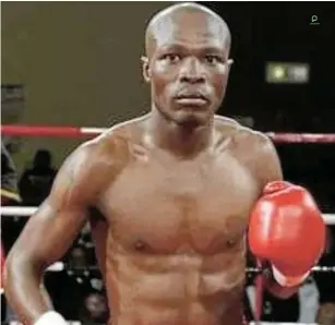  ?? Picture: SUPPLIED ?? RING RETURN: Asanda Gingqi will defend his SA title against Jeff Magagane in Johannesbu­rg on Sunday.