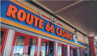  ?? JIM THOMPSON/JOURNAL ?? The Route 66 Casino west of Albuquerqu­e is run by the Laguna Developmen­t Corporatio­n owned by Laguna Pueblo.