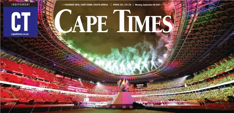  ?? | ISSEI KATO REUTERS ?? THE TOKYO Paralympic­s officially came to an end in a vibrant closing ceremony at the Olympic Stadium yesterday. South Africa secured seven medals, with teenage track star and double gold medalist Ntando Mahlangu being the highlight of this year.