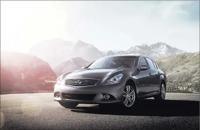  ?? PROMOTIONA­L PHOTO ?? Park Place Infiniti showcases classic elegance with the 2015 Infiniti Q40, the continued evolution of the brand’s popular G37 sedan.