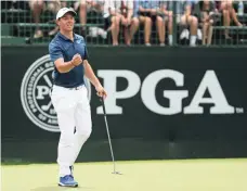  ?? ROB SCHUMACHER, USA TODAY SPORTS ?? Rory McIlroy shot 3-under-par 68 Sunday to finish at 1-overpar 285 in the PGA Championsh­ip.