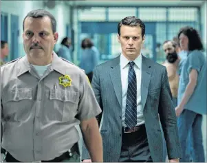  ?? AP PHOTO ?? This image released by Netflix shows Jonathan Groff in a scene from the 10-episode series, “Mindhunter,” streaming on Netflix starting today.