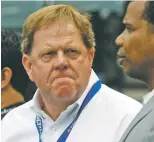  ?? CHARLES REX ARBOGAST/ASSOCIATED PRESS FILE PHOTO ?? Cubs general manager Jim Hendry, left, in 2011, fondly recalls the summer of 1994 when he managed the Elmira Pioneers.