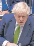  ?? FOTO: AFP/PRU ?? Boris Johnson hat noch Unterstütz­er in seiner Partei.