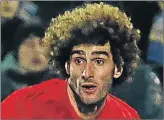  ?? Picture: REUTERS ?? FIGHTING TALK: Manchester United’s Marouane Fellaini says the Red Devils are ready for Chelsea