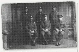  ??  ?? John James King of the Suffolk Regiment: front row, far right