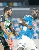  ?? FOTO: EFE ?? Marlon Santos defendió a Koulibaly