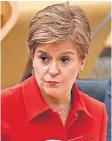  ?? ?? Nicola Sturgeon.