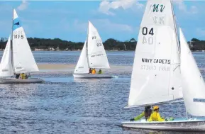  ?? ?? Sailing is a regular part of the Australian Navy Cadets program.