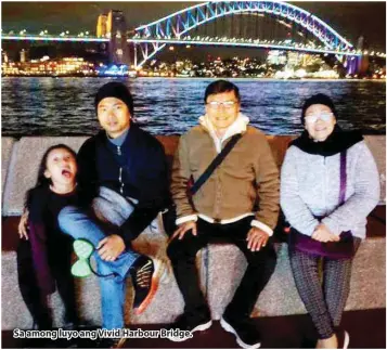  ??  ?? Sa among luyo ang Vivid Harbour Bridge.