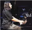  ??  ?? Mario Nieto plays “Impromptu Es-dur Op. 90, No. 2” during a music recital at Yuba College.